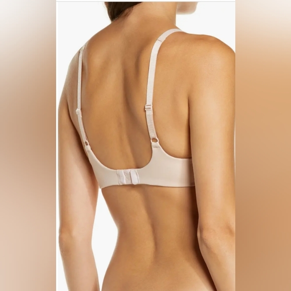 Wacoal How Perfect Wire Free T-shirt Bra Rose Dust, New Without Tag - Picture 3 of 16